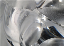 LALIQUE CRYSTAL INGRID FROSTED VASE 