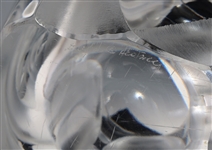 LALIQUE CRYSTAL INGRID FROSTED VASE 