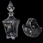 LENOX & WATERFORD CRYSTAL, GLASS & SILVER CORDIAL CUPS