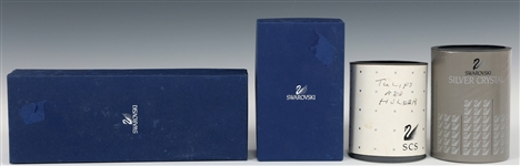 SWAROVSKI CRYSTAL FLOWER FIGURINES 