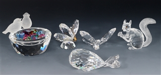 SWAROVSKI CRYSTAL ANIMAL FIGURINES 