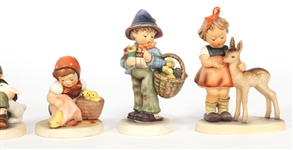 GOEBEL HUMMEL TMK-6 PORCELAIN FIGURINES 