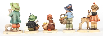 GOEBEL HUMMEL TMK-6 PORCELAIN FIGURINES 