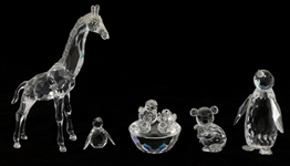 SWAROVSKI CRYSTAL ANIMAL FIGURINES