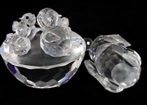 SWAROVSKI CRYSTAL ANIMAL FIGURINES