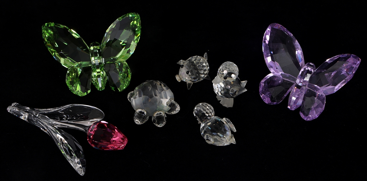 SWAROVSKI CRYSTAL NATURE FIGURINES 