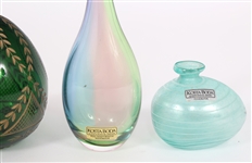 DECORATIVE GLASSWARE - CUPS, VASES, & ART GLASS 