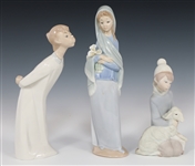 LLADRO PORCELAIN FIGURINES 4510, 4650, 4676 & 4899