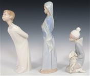 LLADRO PORCELAIN FIGURINES 4510, 4650, 4676 & 4899