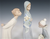 LLADRO PORCELAIN FIGURINES 4510, 4650, 4676 & 4899