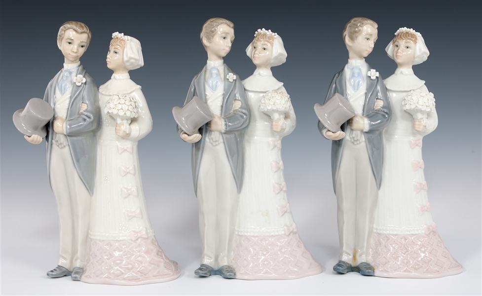 LLADRO WEDDING DAY PORCELAIN FIGURINES 4808