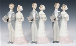 LLADRO WEDDING DAY PORCELAIN FIGURINES 4808