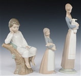 LLADRO PORCELAIN FIGURINES 1011, 4505, 4603, & 4876