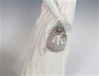 LLADRO TORCH BEARER & DAINTY LADY PORCELAIN FIGURINES