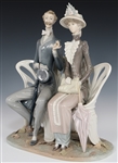 LLADRO LOVERS IN THE PARK PORCELAIN FIGURINE 1274