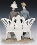 LLADRO LOVERS IN THE PARK PORCELAIN FIGURINE 1274