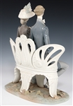 LLADRO LOVERS IN THE PARK PORCELAIN FIGURINE 1274