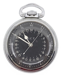 HAMILTON MILITARY ISSUE BASE METAL CASE POCKET WATCH