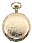 MEN'S ELGIN GOLD-FILLED HUNTING CASE POCKET WATCH