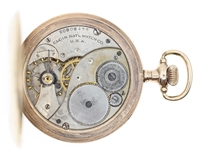 MEN'S ELGIN GOLD-FILLED HUNTING CASE POCKET WATCH