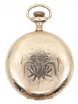 MEN'S ELGIN GOLD-FILLED HUNTING CASE POCKET WATCH