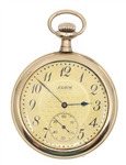 MENS ELGIN GOLD-FILLED CASE POCKET WATCH