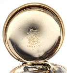 MEN'S ELGIN GOLD-FILLED HUNTING CASE POCKET WATCH