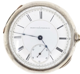 MEN'S ELGIN COIN SILVER CASE POCKET WATCH