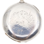 MEN'S ELGIN COIN SILVER CASE POCKET WATCH