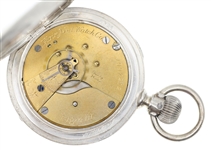 MEN'S ELGIN COIN SILVER CASE POCKET WATCH