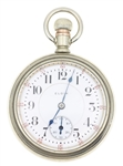 MENS ELGIN FATHER TIME NICKEL CASE POCKET WATCH