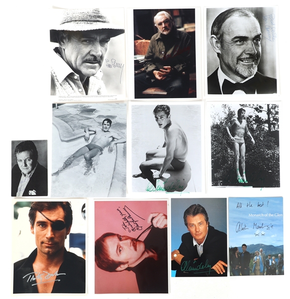 ACTOR AUTOGRAPHS - BANNISTER, CONNERY, & DALTON