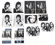 SINGER AUTOGRAPHS - BEEGEES, COLLINS, OSMOND