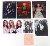 FEMALE POP MUSICIAN AUTOGRAPHS - ADELE, MADONNA, & MORE