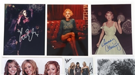 FEMALE POP MUSICIAN AUTOGRAPHS - ADELE, MADONNA, & MORE