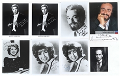 MUSICIAN AUTOGRAPHS - SONDHEIM, PAVAROTTI, HAMLISCH
