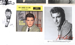 ROCK MUSICIAN AUTOGRAPHS - JOEL, STARR, & MCCARTNEY