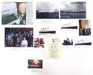 YOUNGEST TITANIC SURVIVOR MILLVINA DEAN AUTOGRAPHS