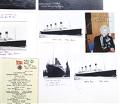 YOUNGEST TITANIC SURVIVOR MILLVINA DEAN AUTOGRAPHS