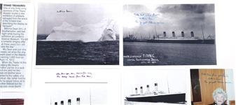 YOUNGEST TITANIC SURVIVOR MILLVINA DEAN AUTOGRAPHS