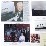 YOUNGEST TITANIC SURVIVOR MILLVINA DEAN AUTOGRAPHS
