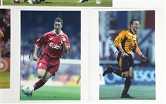 SOCCER AUTOGRAPHS - HENRY, BARMBY, & WILSHERE