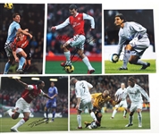 SOCCER AUTOGRAPHS - HENRY, BARMBY, & WILSHERE