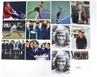 TENNIS AUTOGRAPHS - BORG, EVERT, & NADAL