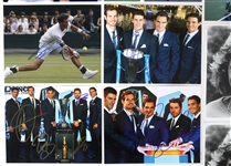 TENNIS AUTOGRAPHS - BORG, EVERT, & NADAL