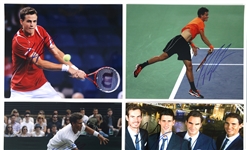 TENNIS AUTOGRAPHS - BORG, EVERT, & NADAL