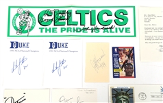 BASEBALL & BASKETBALL AUTOGRAPHS ERVING, MILLER, MUSIAL