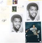 BASEBALL & BASKETBALL AUTOGRAPHS ERVING, MILLER, MUSIAL