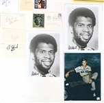 BASEBALL & BASKETBALL AUTOGRAPHS ERVING, MILLER, MUSIAL