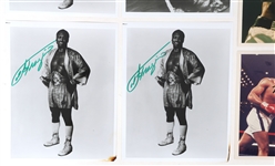MUHAMMAD ALI & JOE FRAZIER BOXING AUTOGRAPHS 